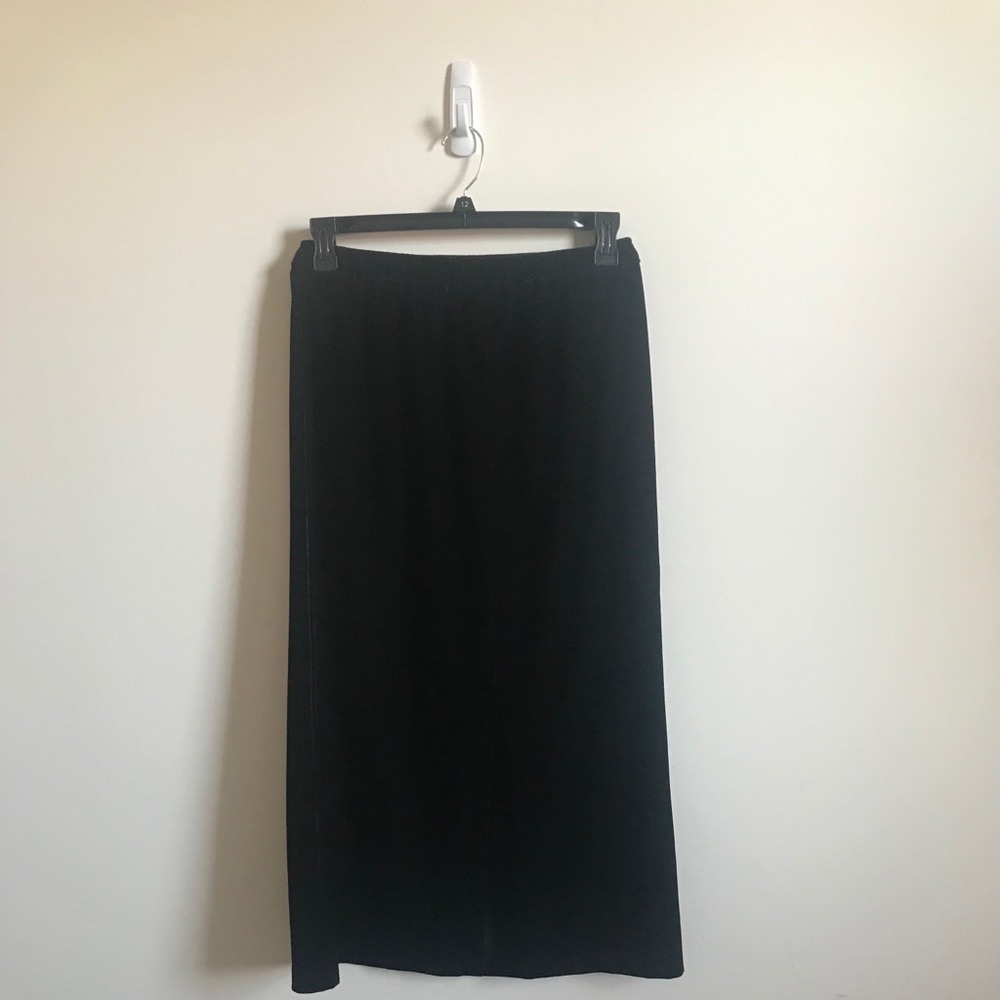 Hartman Studio long black felt skirt. Size L